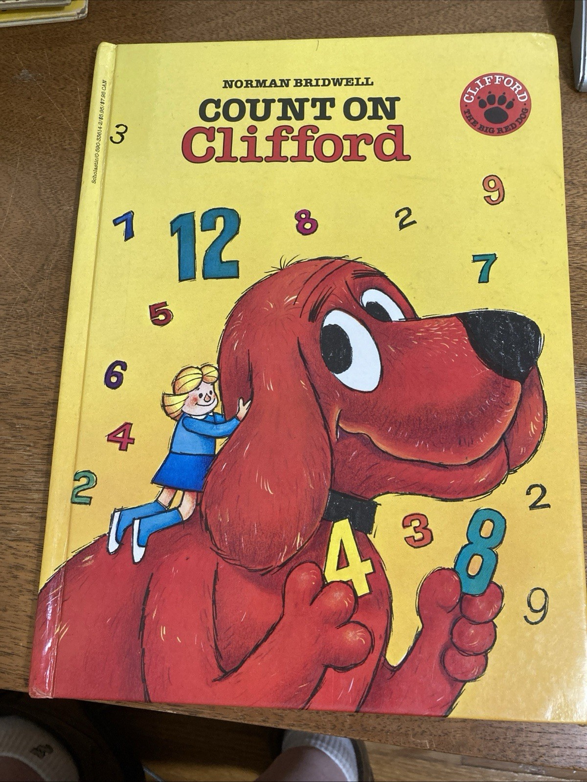 Count On Clifford Vintage Children’s Counting Book 1985 Scholastic