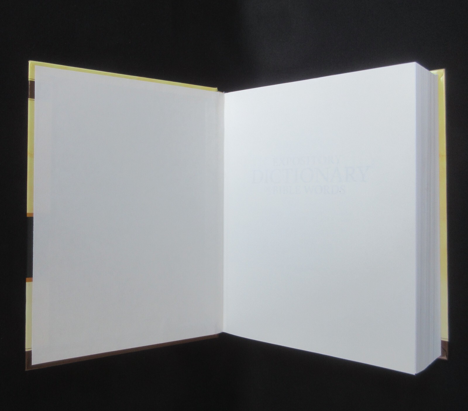EXPOSITORY DUICTIONARY OF BIBLE WORDS Stephen D Renn 2006 Hendrickson