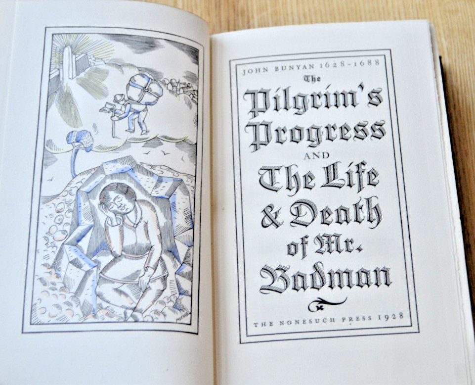 The Pilgrim’s Progress JOHN BUNYAN Woodcuts LIMITED EDITION Nonesuch Press 1928