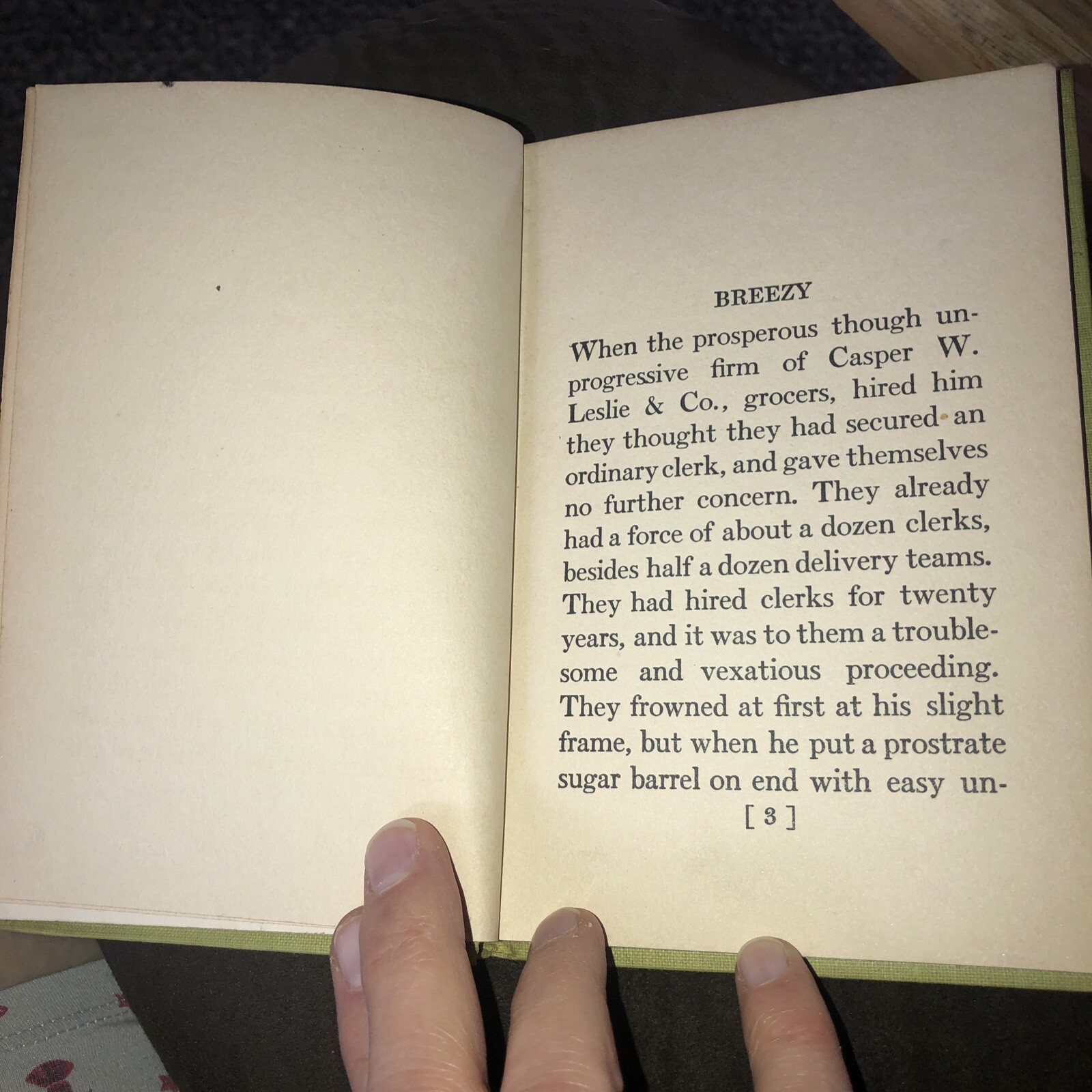 BREEZY – J. George Frederick (1909)USED,H-6-4,Doubleday,Page,& Company
