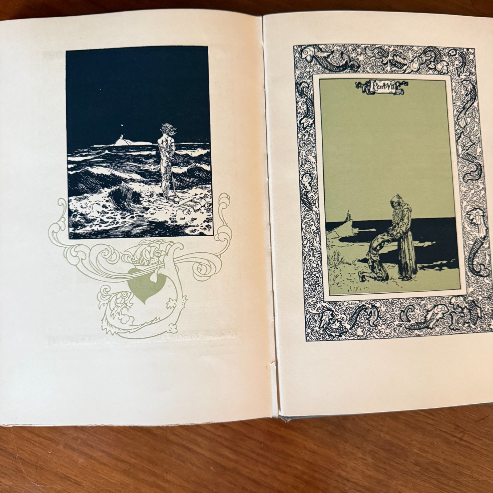 Rare 1910 Willy Pogany Ancient Mariner – COMPLETE 20 Plates Art Nouveau Binding
