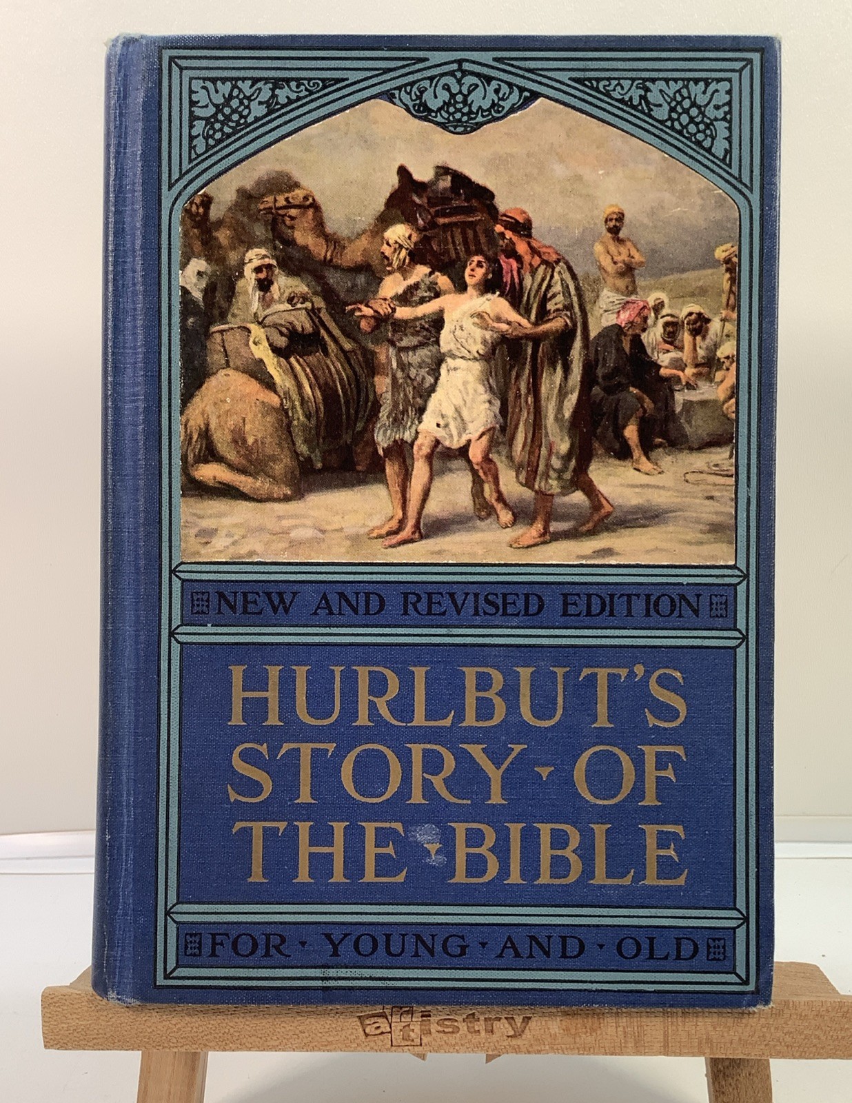 Hurlbut Story of the Bible 1932 Rev Ed 1948 Sunday School Award Inscribed