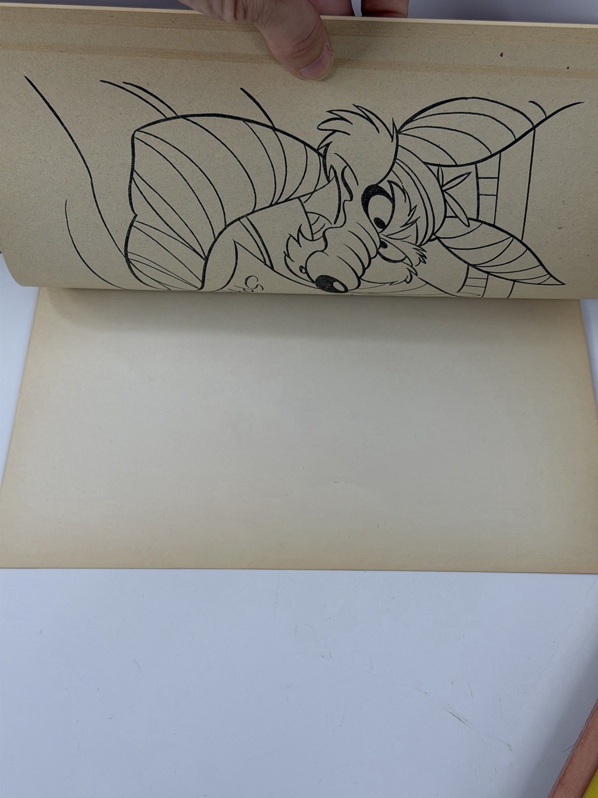 Road Runner The Spycopter Chase Wile E Coyote Whitman 1980 Coloring Book 1052-89