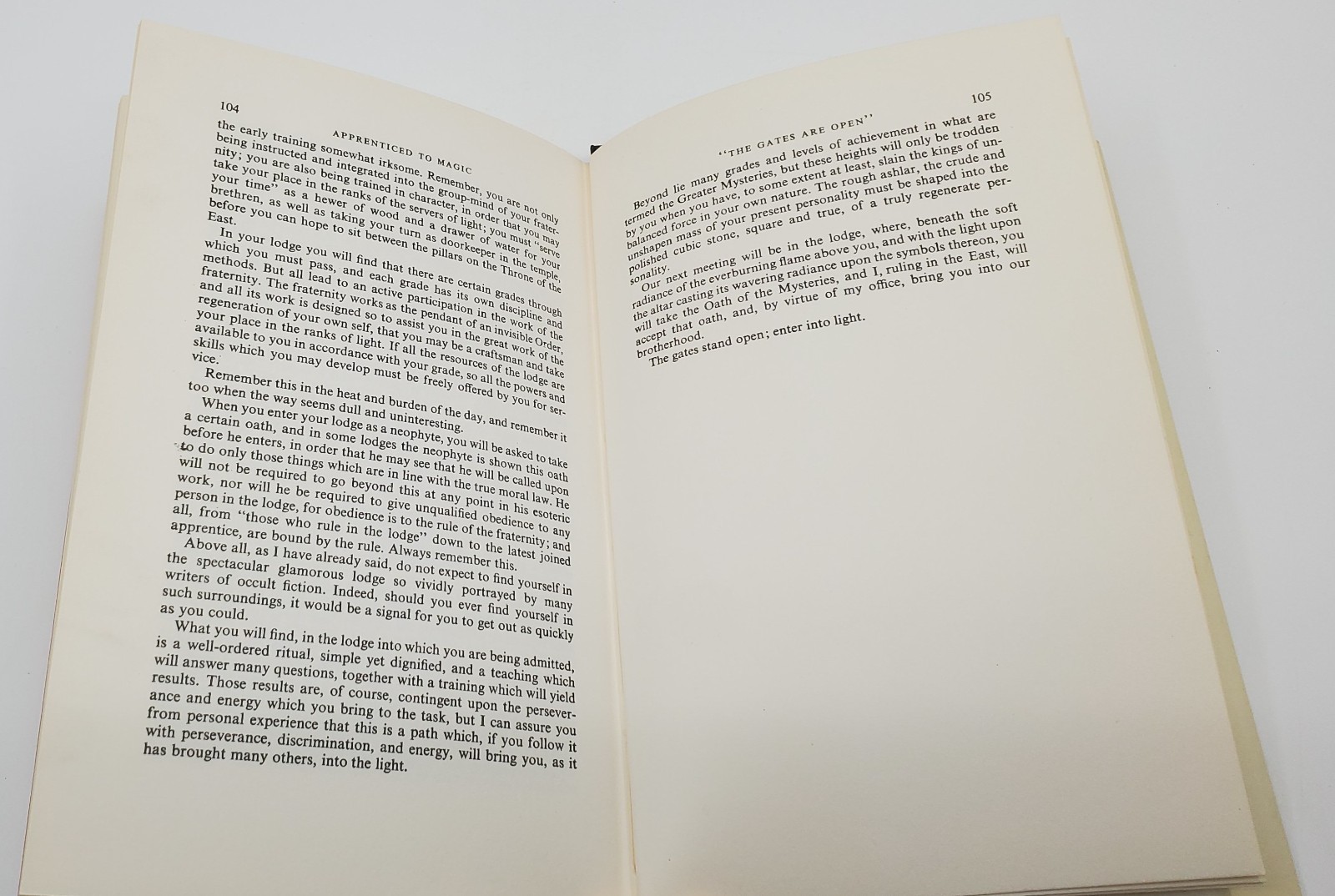 Apprenticed To Magic W. E. Butler 1962 Edition 1972 3rd Impression Aquarian Pres