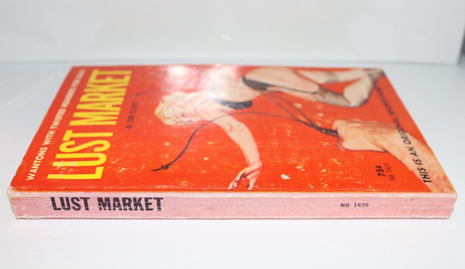 Signed Robert Silverberg Lust Market Don Elliott 1962 Sleaze Smut Erotica NB1625