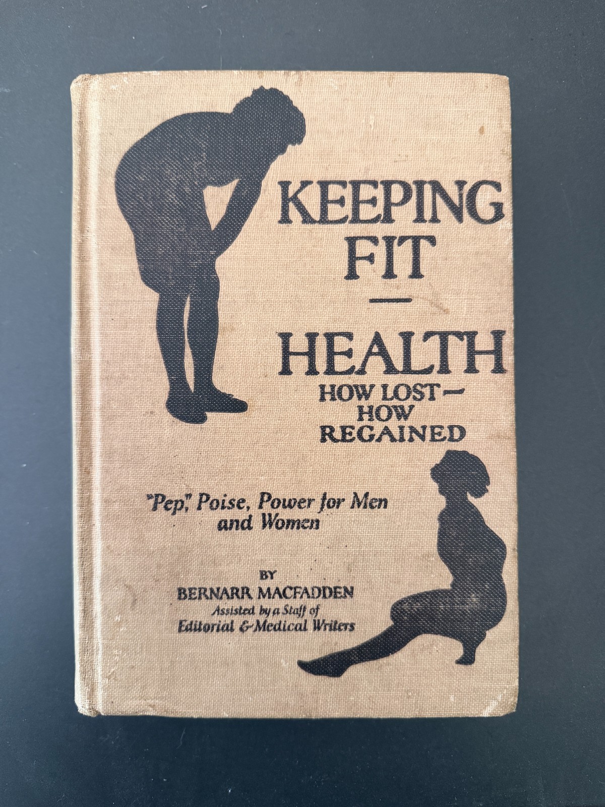 1923 Keeping Fit Bernarr Macfadden First Edition Vintage Physical Culture Book
