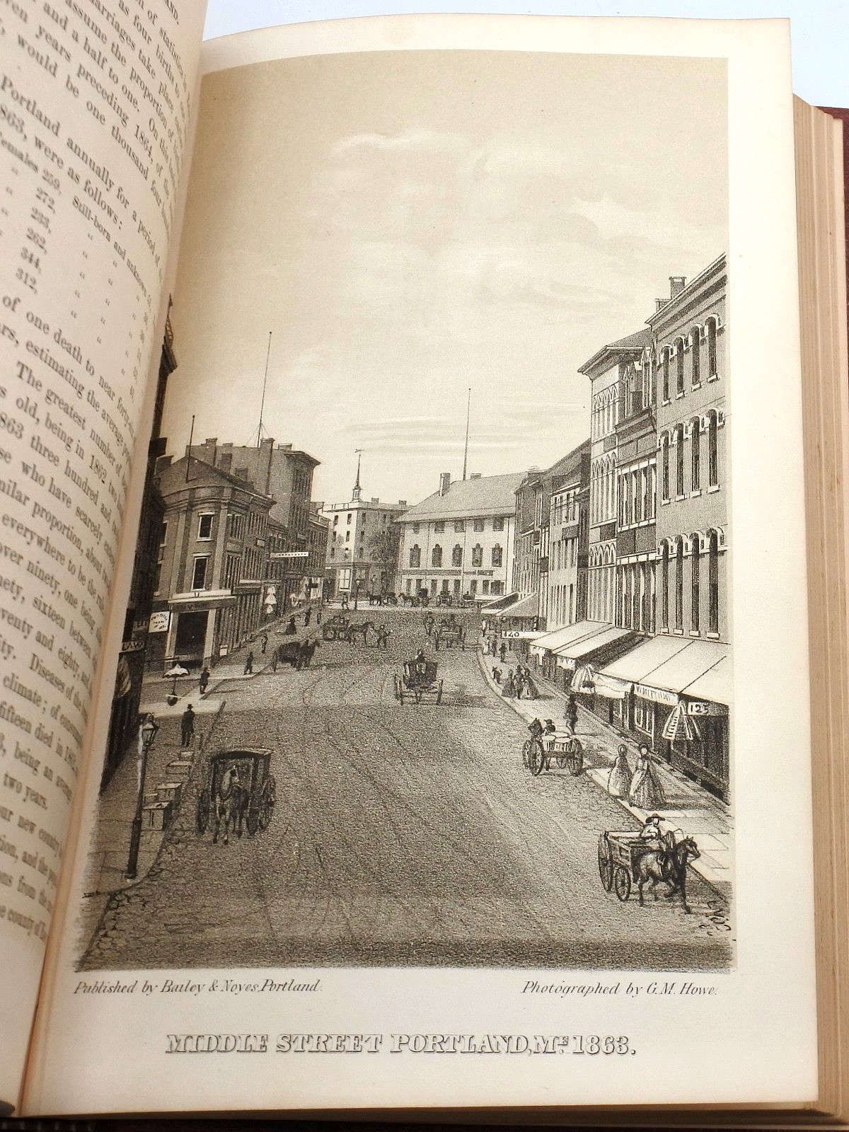 HISTORY OF PORTLAND MAINE FROM 1632-1864 William Willis 1865 illustrated Signed