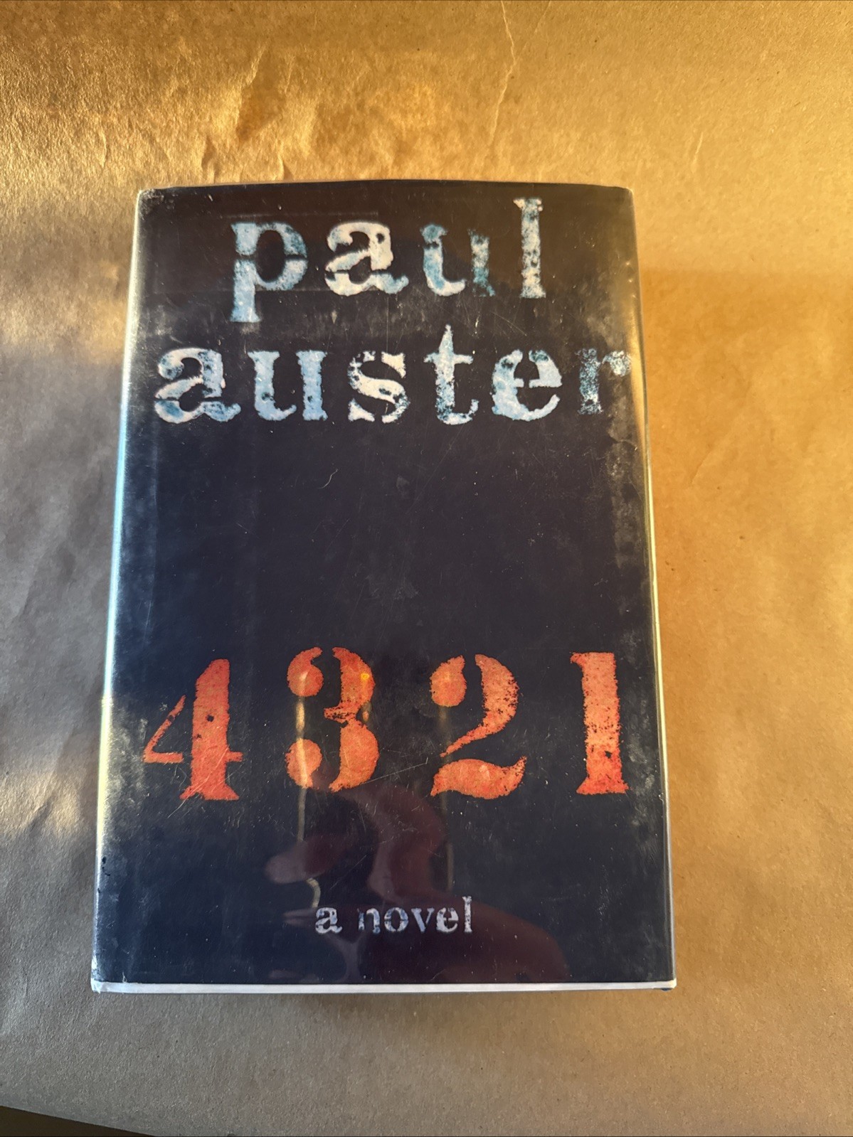 SIGNED – 4321 by Paul Auster – 1st/1st HCDJ 2017 – VG