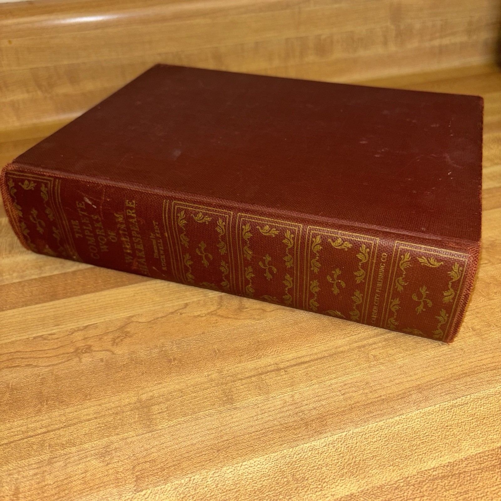 Vtg 1936 The Complete Works of William Shakespeare Cambridge Edition Text READ