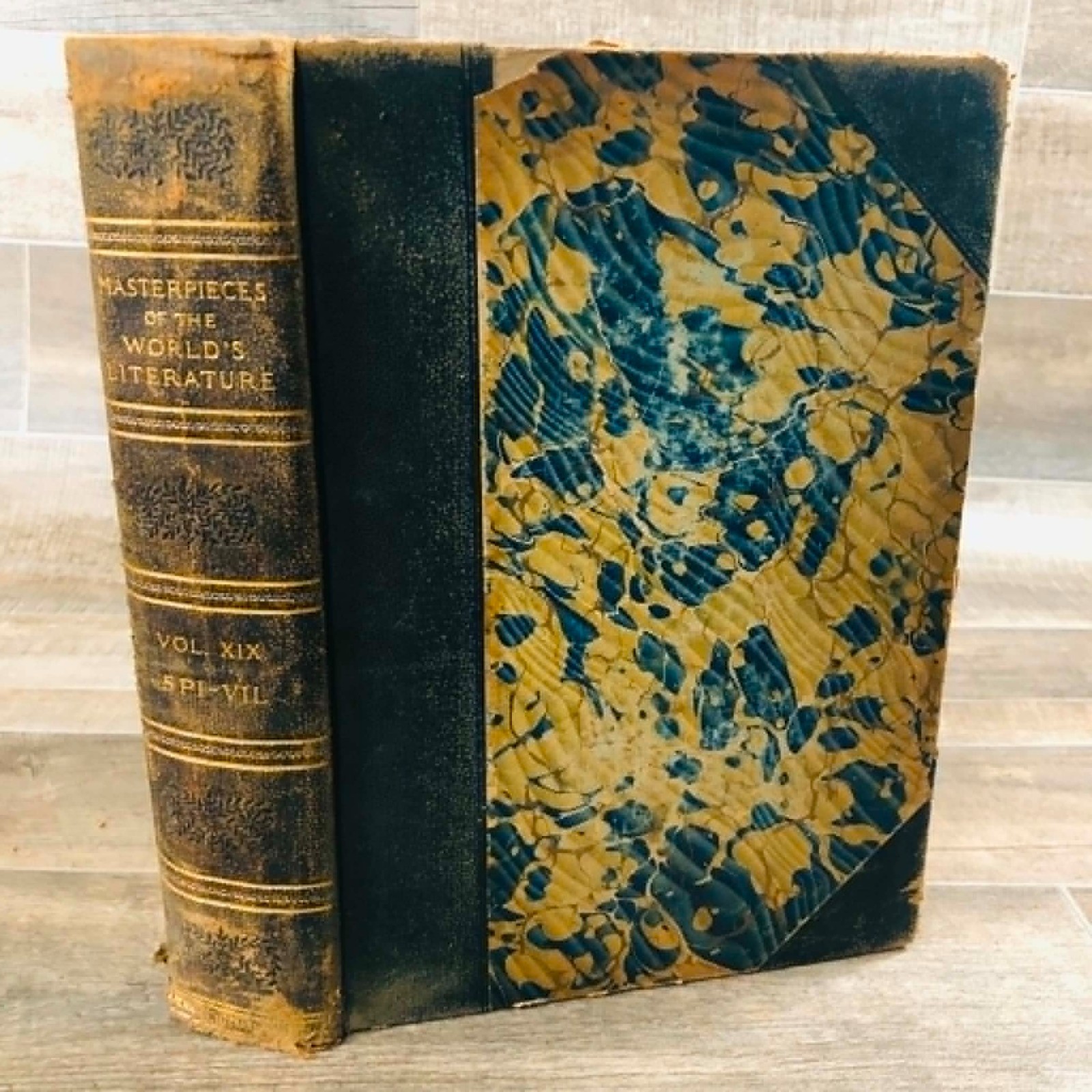 1899 Masterpieces of the World’s Literature Ancient Mod. Vol XIX Peck Leather HC