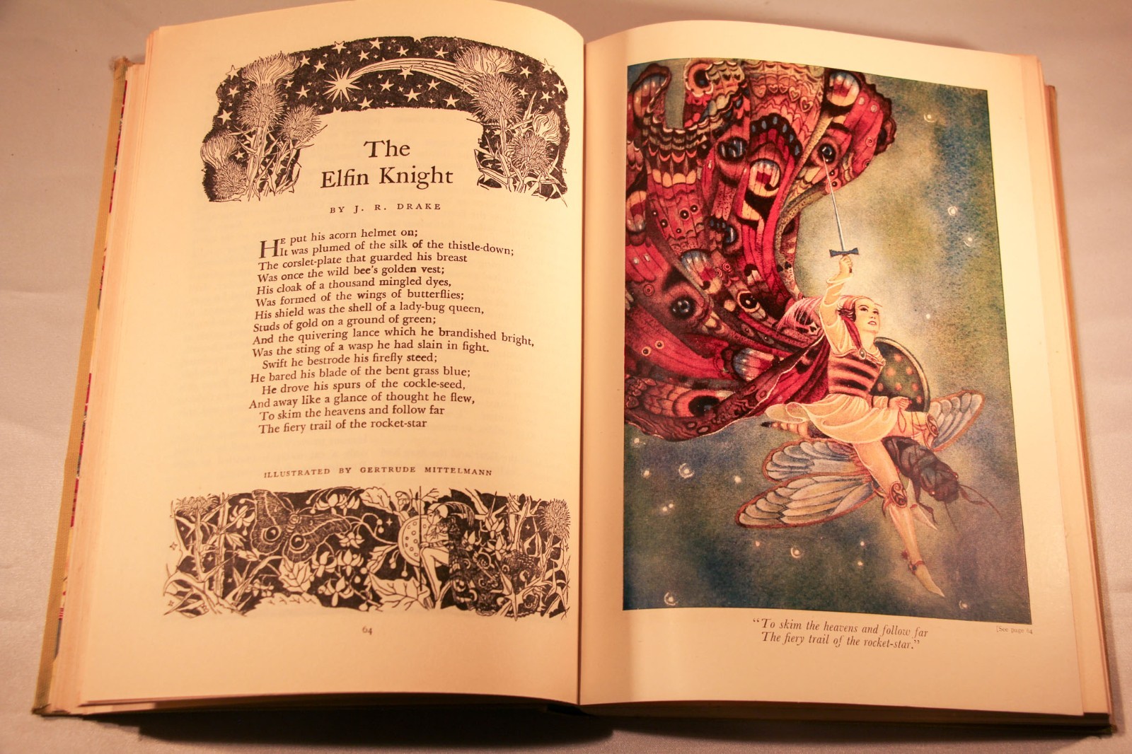 1948 Modern Gift Book for Children story anthology Odhams Press LTD hardcover