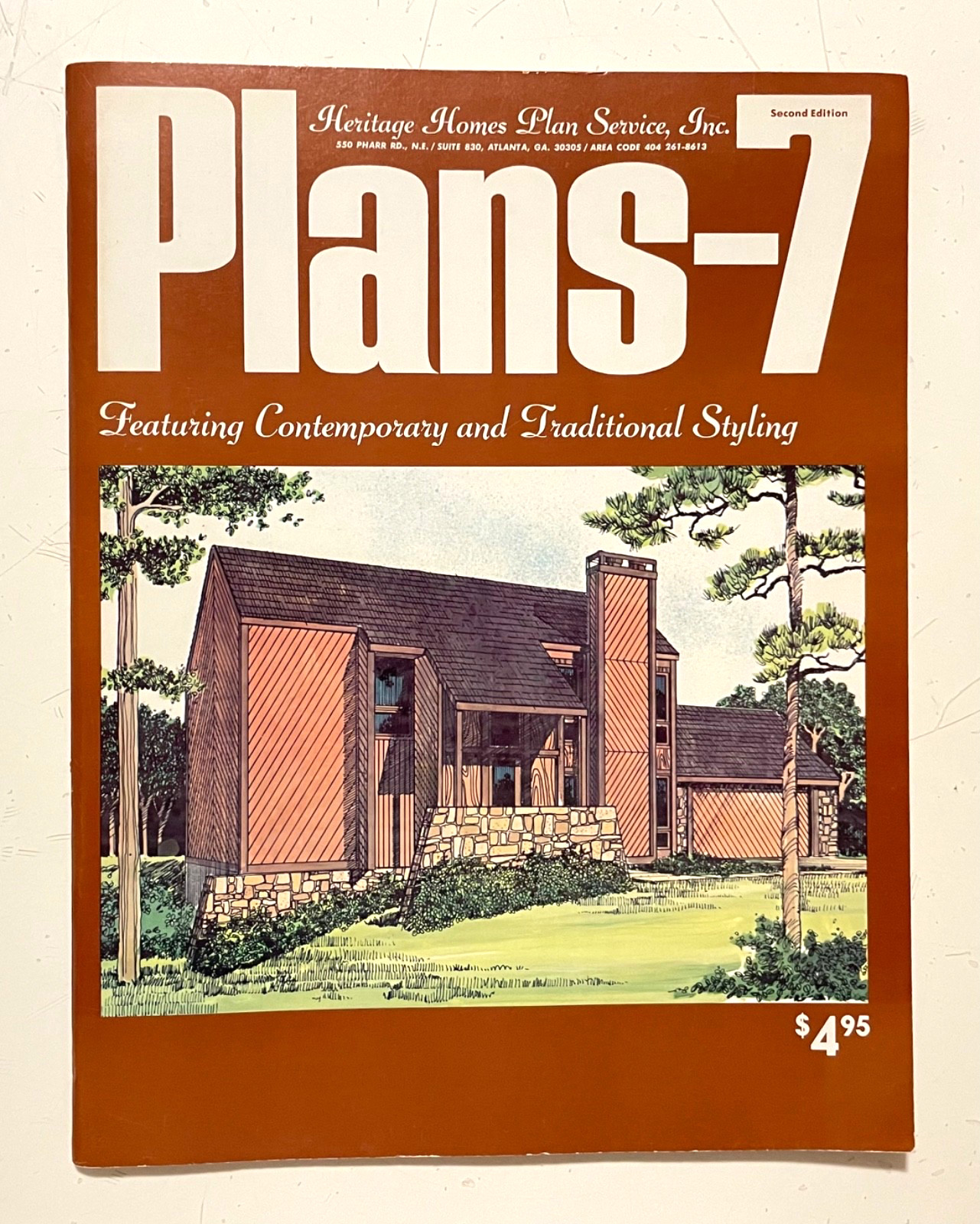 Vintage 1982 HOUSE PLANS Catalog Contemporary & Traditional -Modern Ranch HOUSES