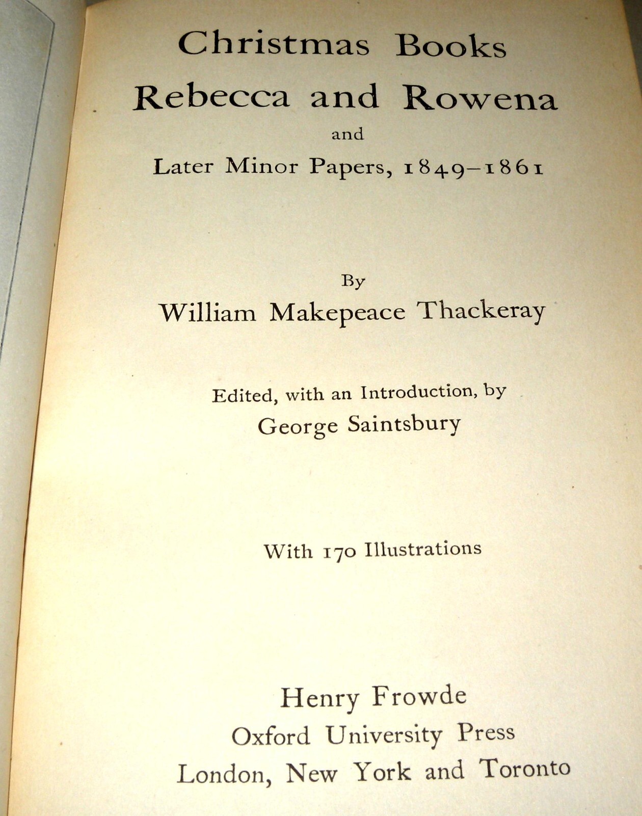 Oxford Thackeray Classics 15 Vol Henry Frowde OUP HB