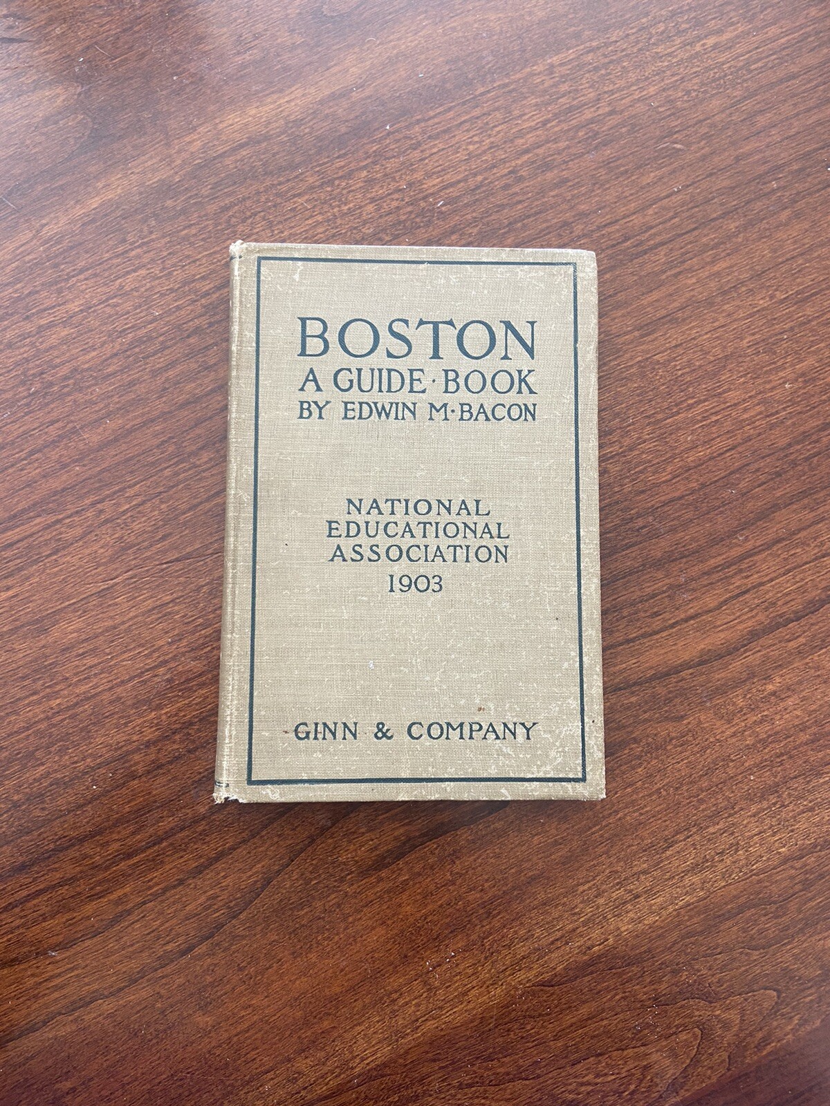 BOSTON (MA, Mass.), A GUIDE Book, 1903, Edwin M.BACON, 1st ED, 8 Maps
