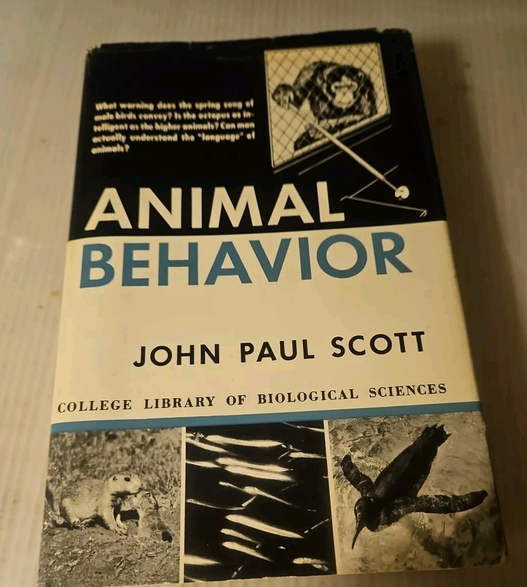 Vintage 1958, „Animal Behavior“ John Paul Scott, Library Of Biological Science