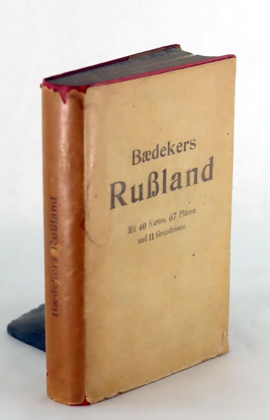 Karl Baedeker 1912 Russland Nebst Teheran Port Arthur Peking 7th Edition HC w/DJ