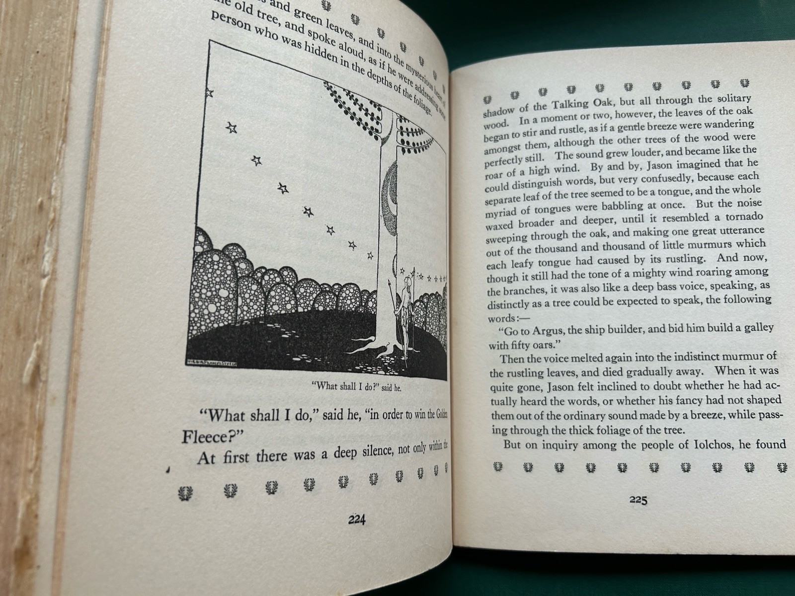 Tanglewood Tales By Nathaniel Hawthorne 1921 Hardcover Book Art Deco