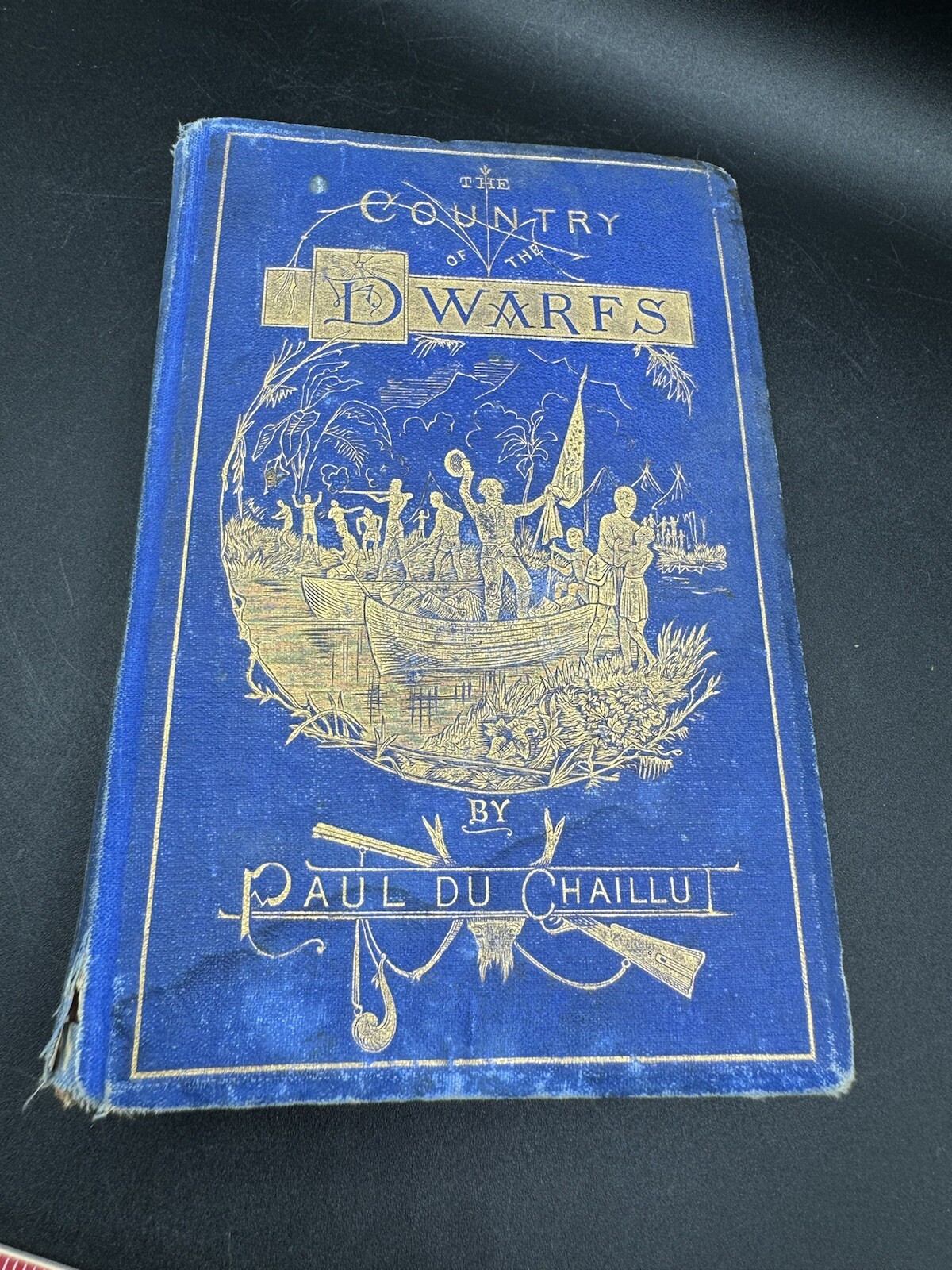 1871 The Country of the Dwarfs Pygmy, Paul Du Chaillu 1st ed. Hard Copy Book HTF