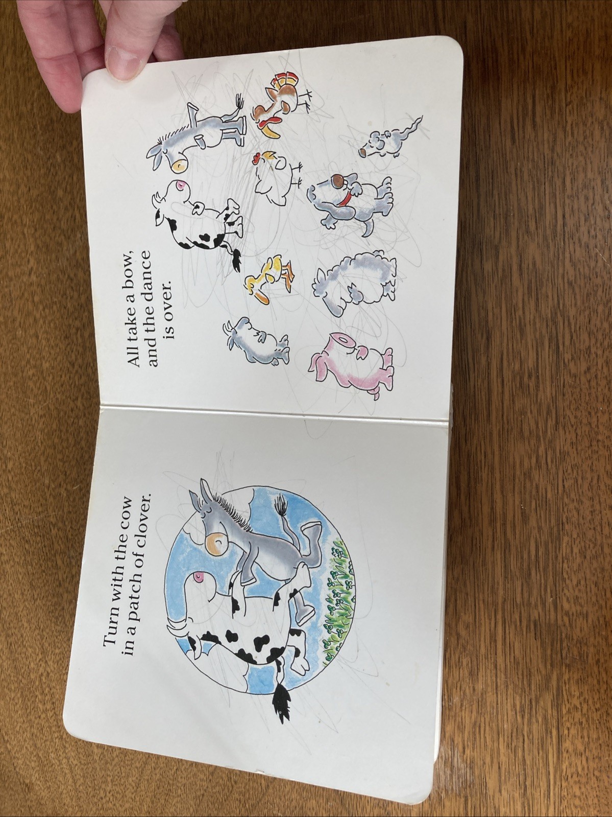 Barnyard Dance! By Sandra Boynton Vintage Children’s Board Book 1993