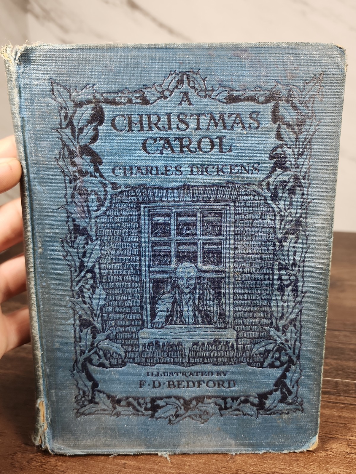 1923 A CHRISTMAS CAROL by Charles DICKENS Illustrated by F D Bedford Antique