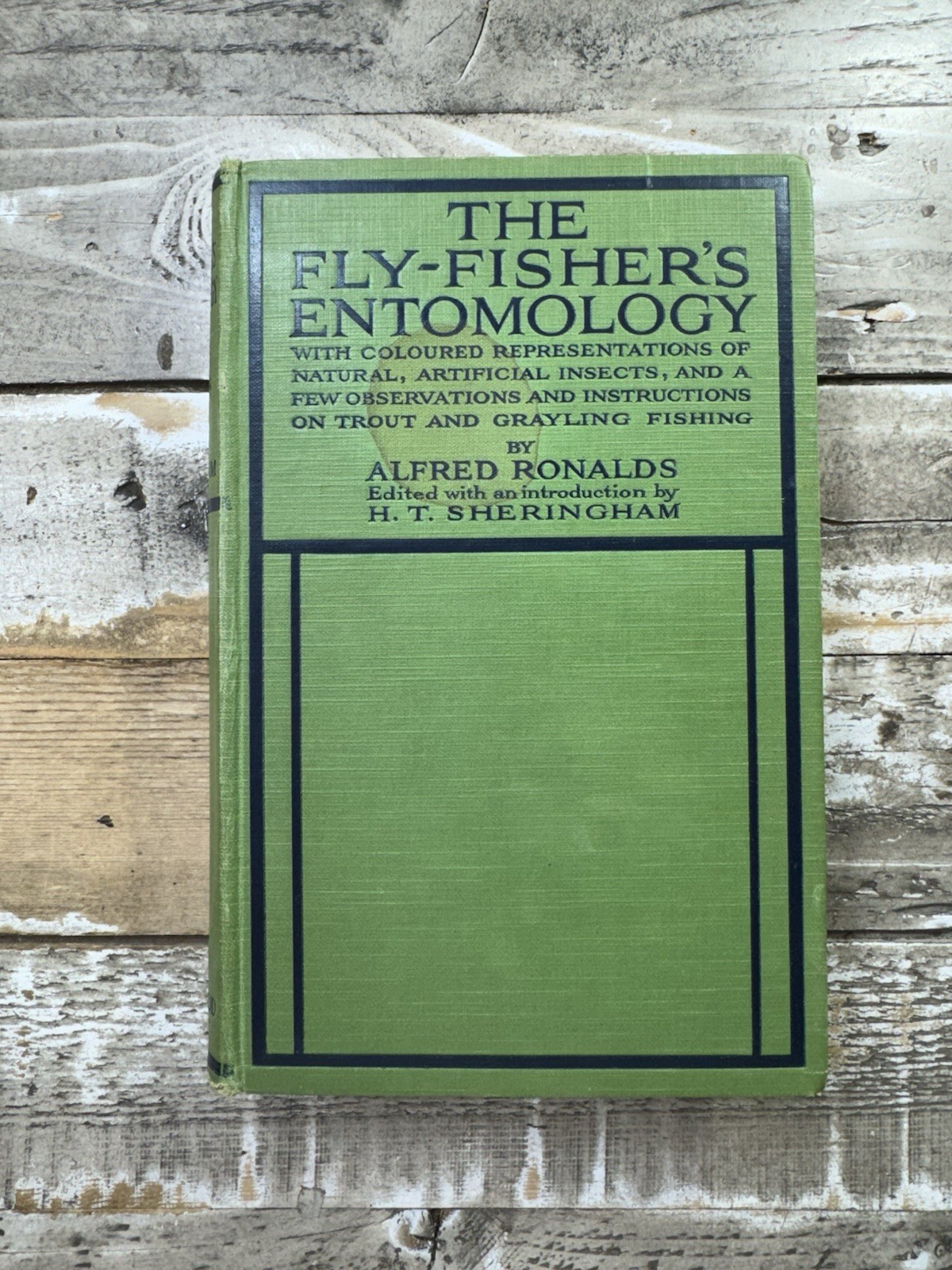 c.1922 Antique Fishing Book “The Fly-Fisher’s Entomology” Illustrated