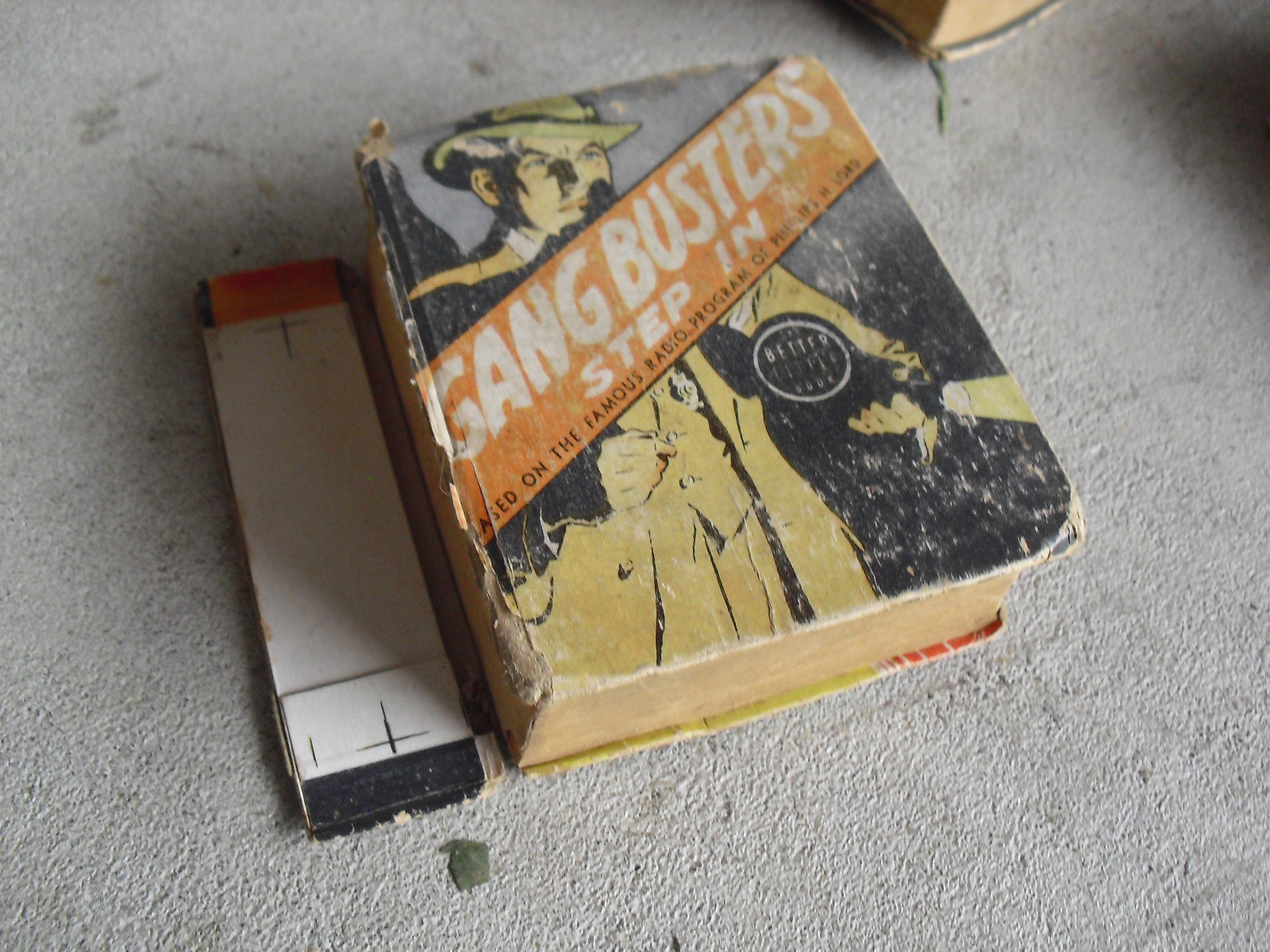 Vintage 1939 Whitman Better Little Book Gang Busters Step In 1433