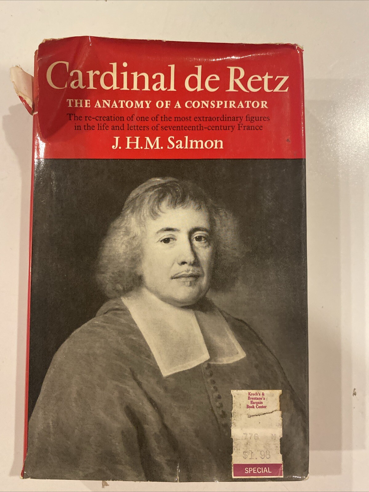 J. H. M. Salmon CARDINAL DE RETZ Anatomy of a Conspirator 1970 Macmillan Co. 1st