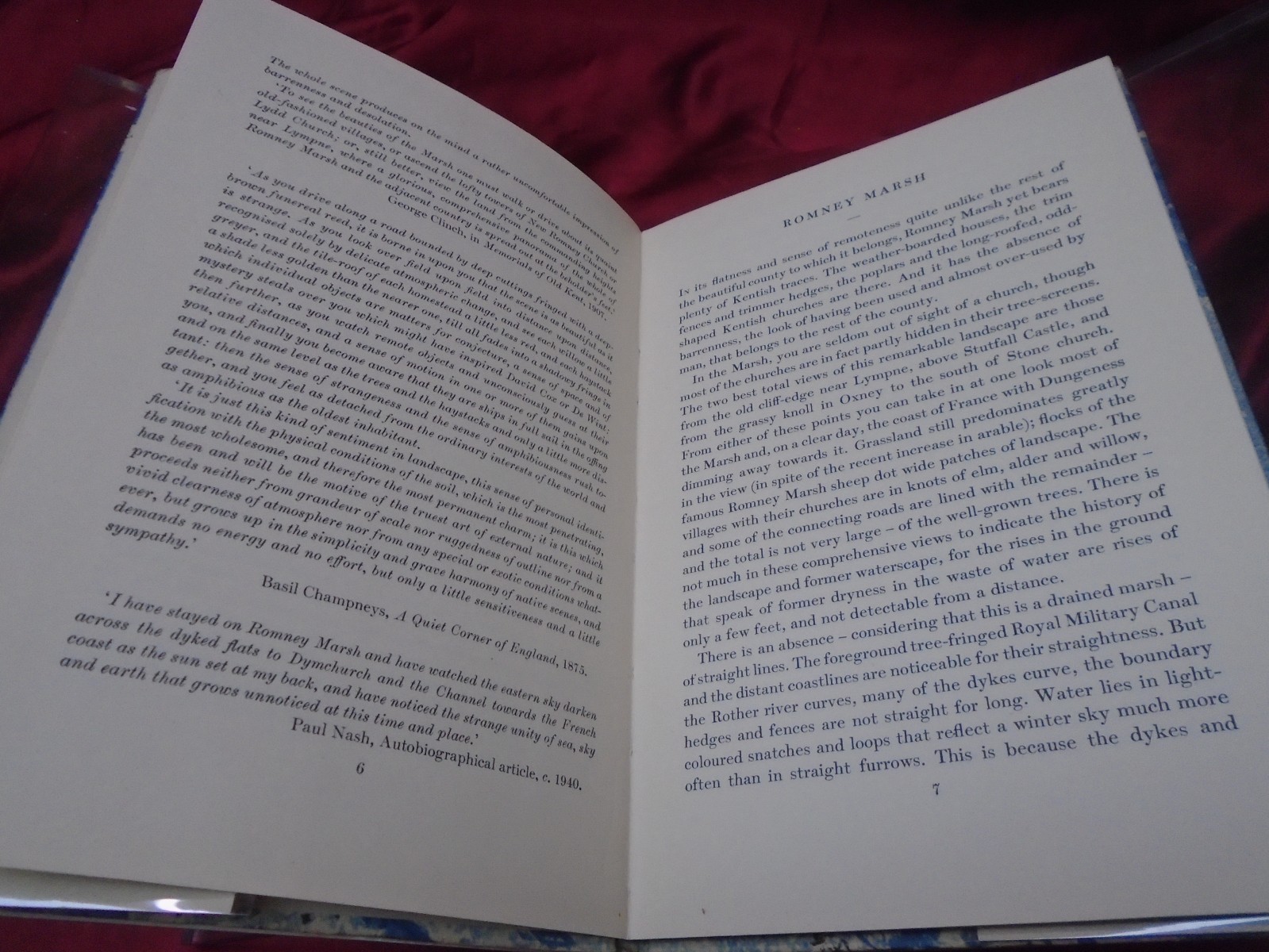 Romney Marsh John Piper A King penguin book 1st edition 1950