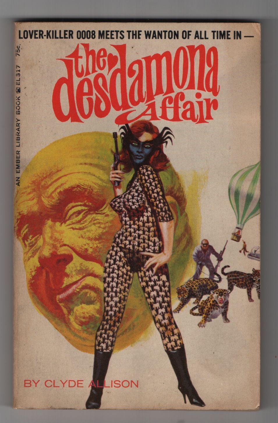 The Desdamona Affair by Clyde Allison Very Scarce Vintage Paperback collectible