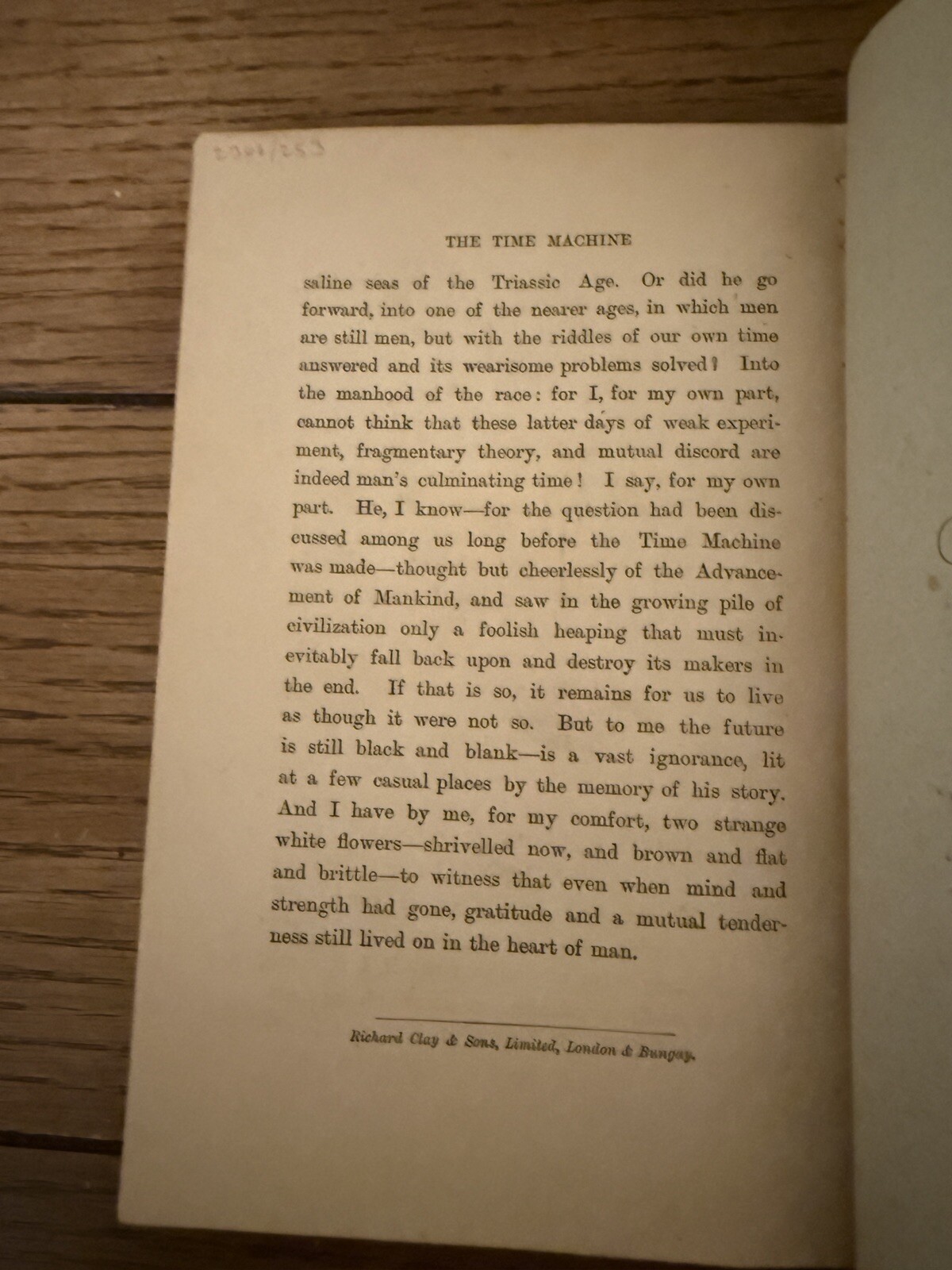 The Time Machine, H. G. Wells, First British Edition (1895) Wrappered