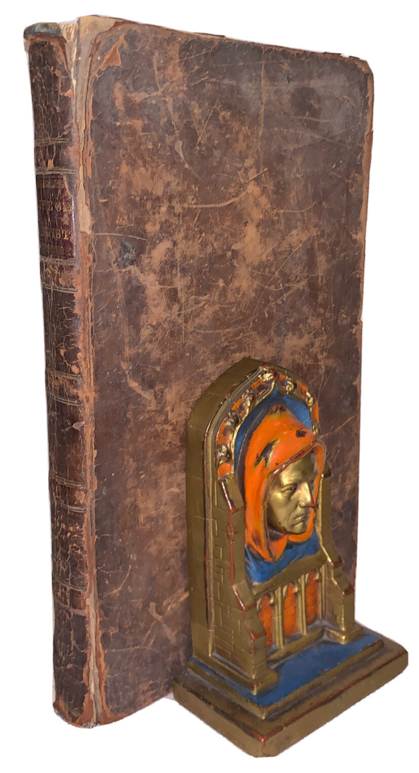 1823, FOLIO, HISTORY & LIFE OF JESUS CHRIST, THOMAS BROWN, ILLUSTRATED, LEATHER
