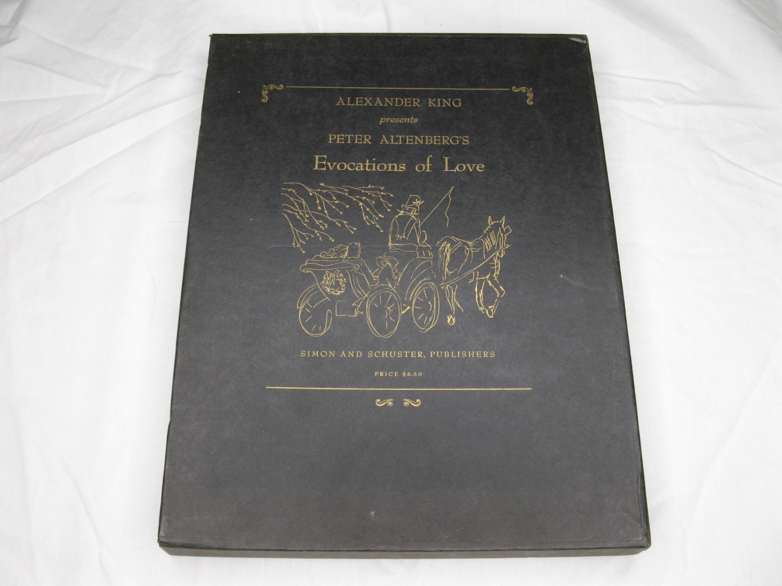 Alexander King Presents Peter Altenberg’s EVOCATIONS OF LOVE 1960 1st Print