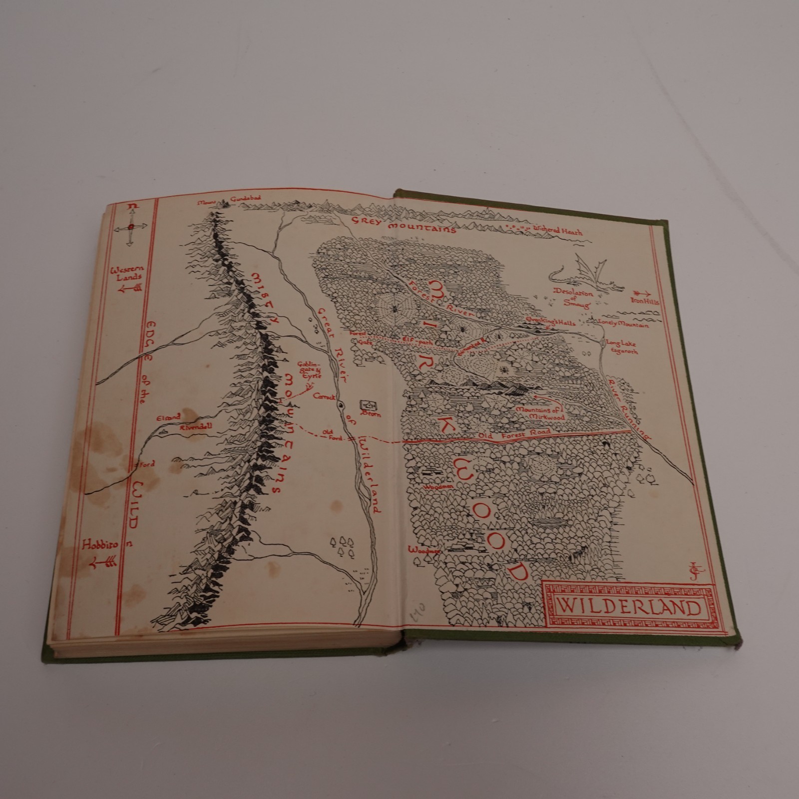 J R R Tolkien The Hobbit 1968 3rd Edition Fourth Impression