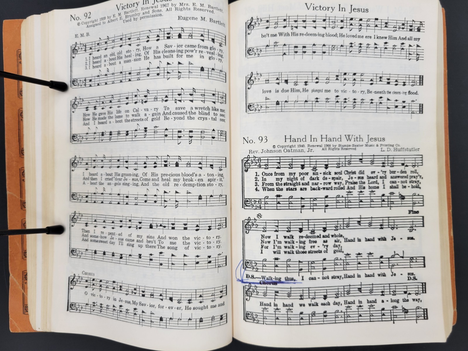 Heavenly Highway Hymns Shape Notes 1956 Gospel Music PB Stamps-Baxter Music