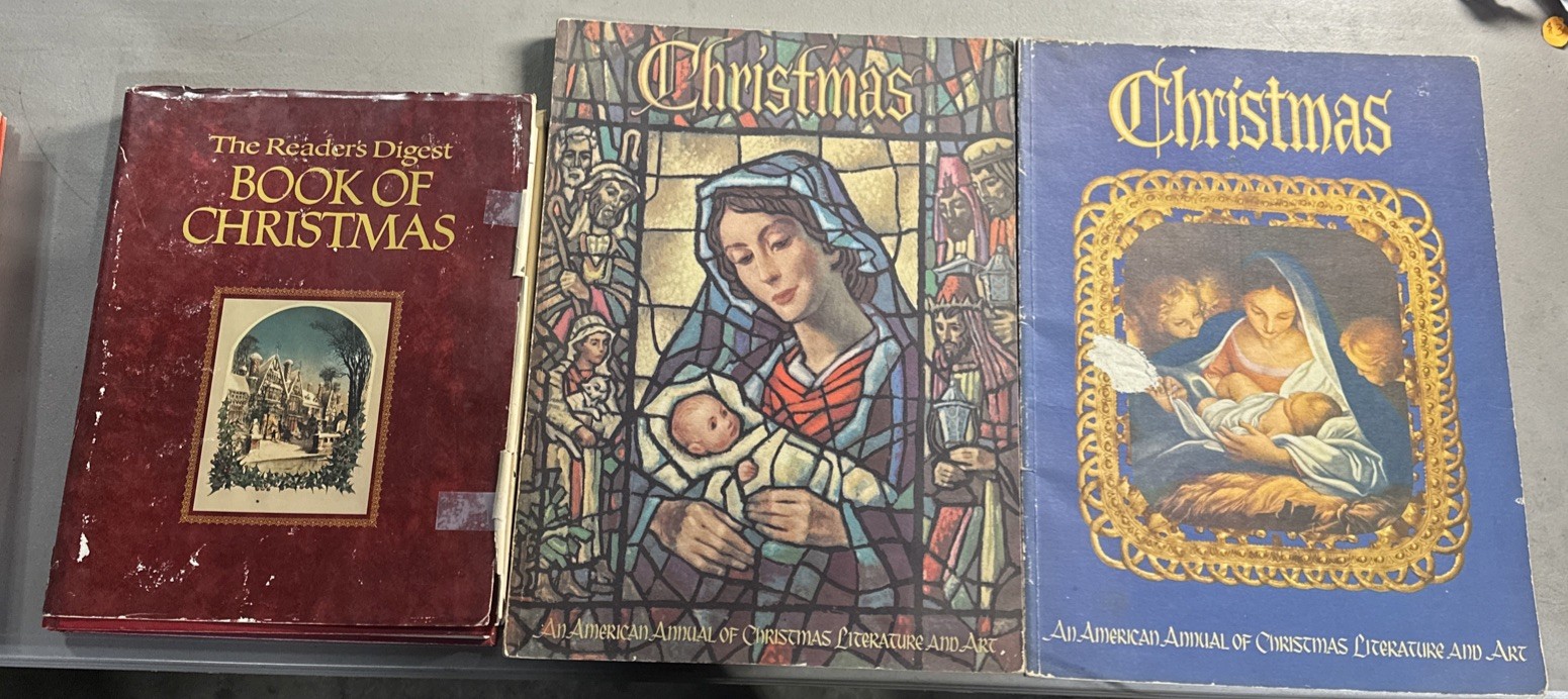 3 Christmas Books, American Annual of Christmas Literature & Art 1964, 66. Etc.