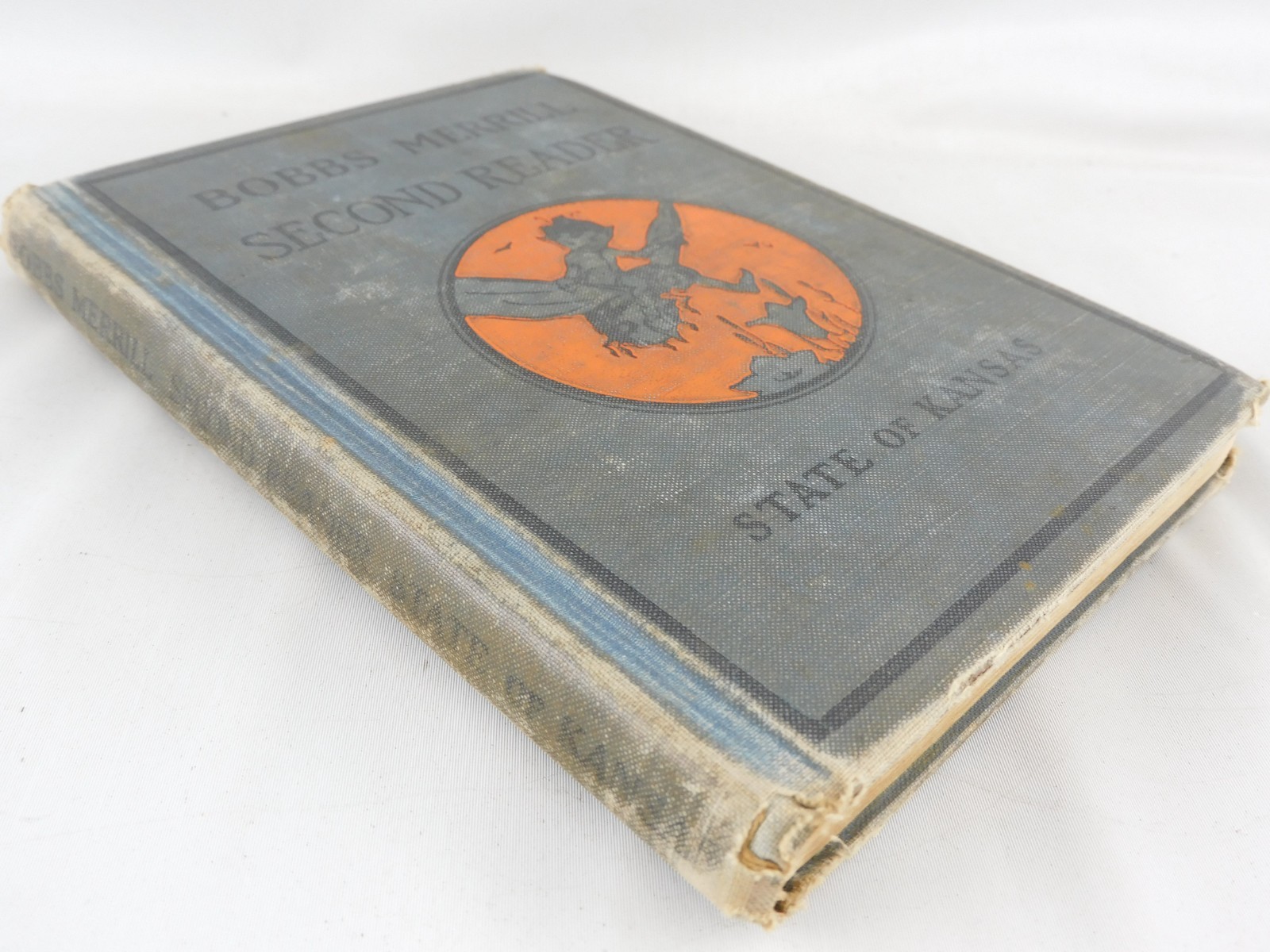 Vintage Bobbs Merrill Second Reader Kansas Edition 1936 Baker Illustrated HC