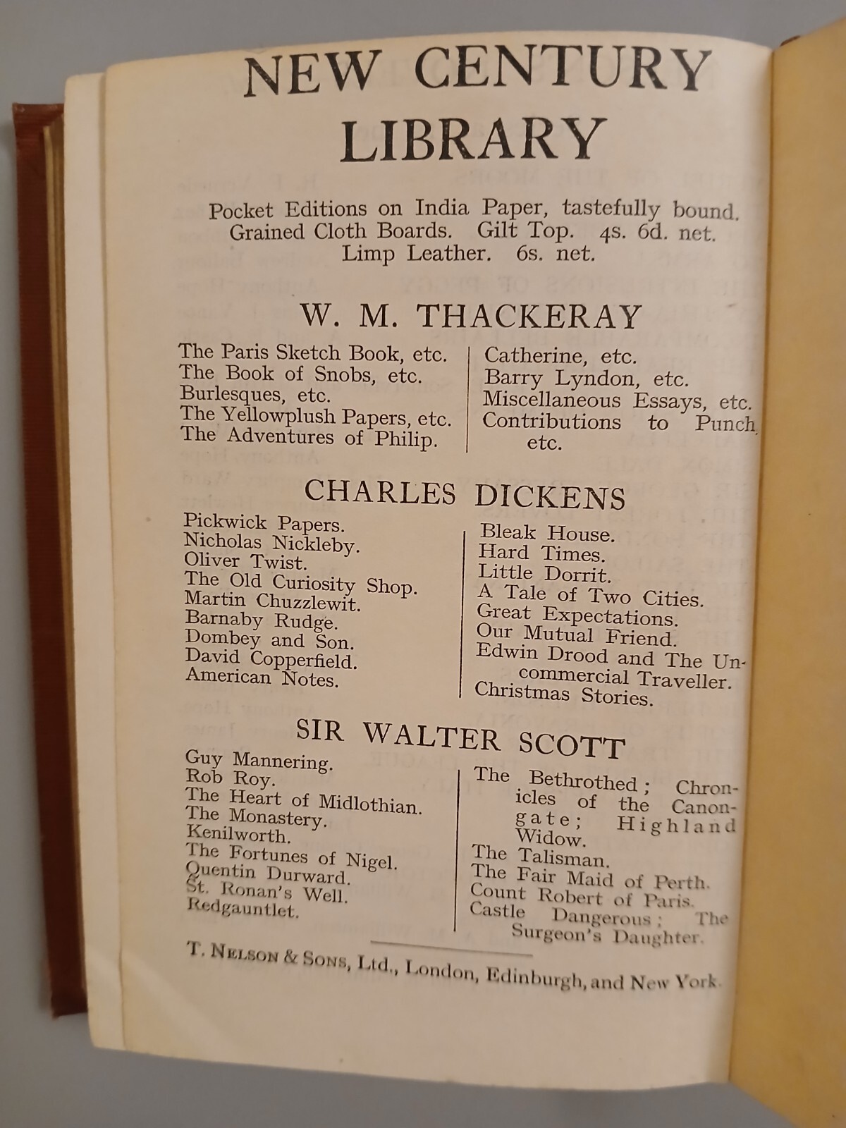 Old Mortality Sir Walter Scott Hardback T Nelson And Sons Ltd