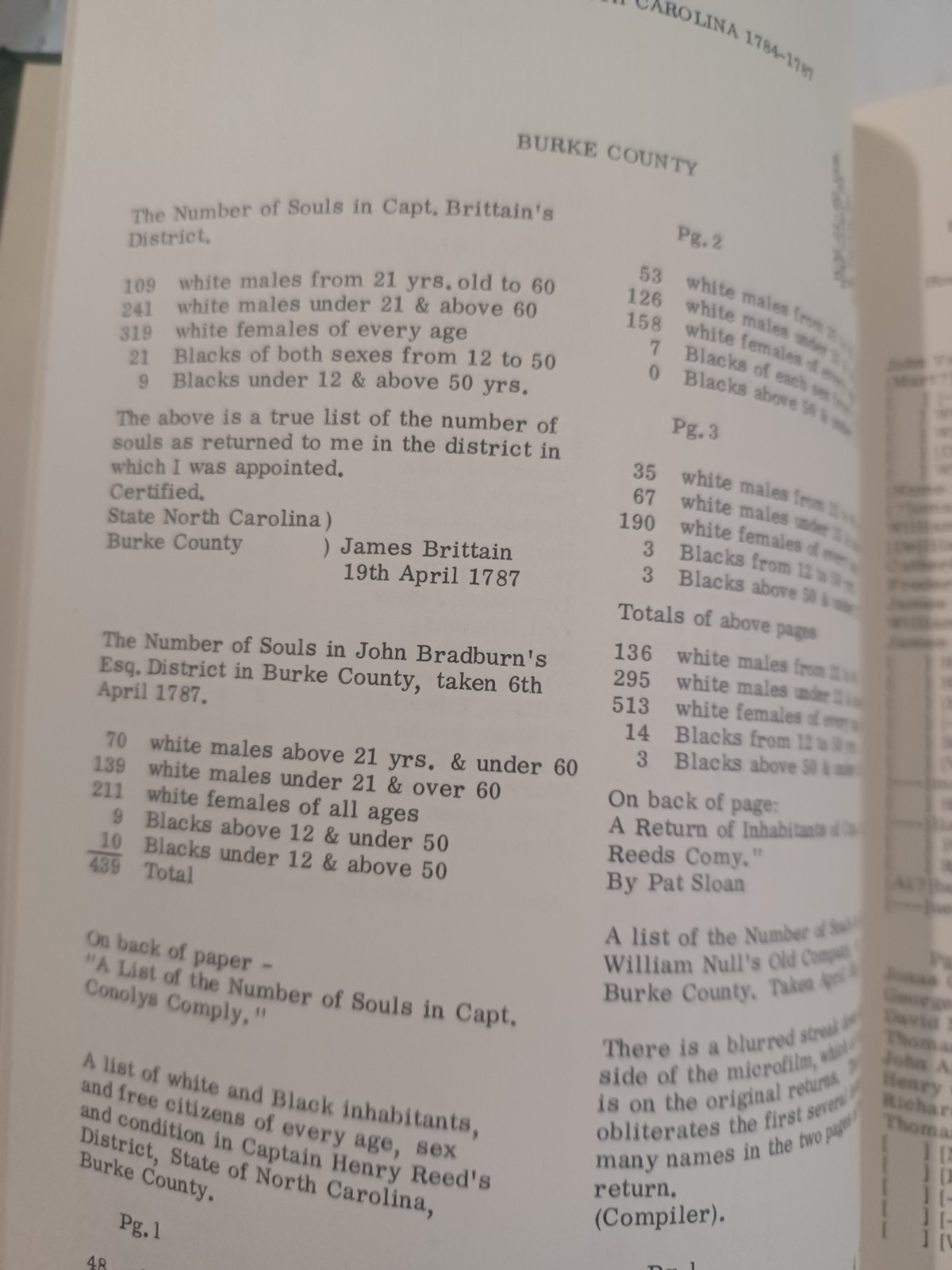 State Census of North Carolina 1784-1787, history / genealogy / reference