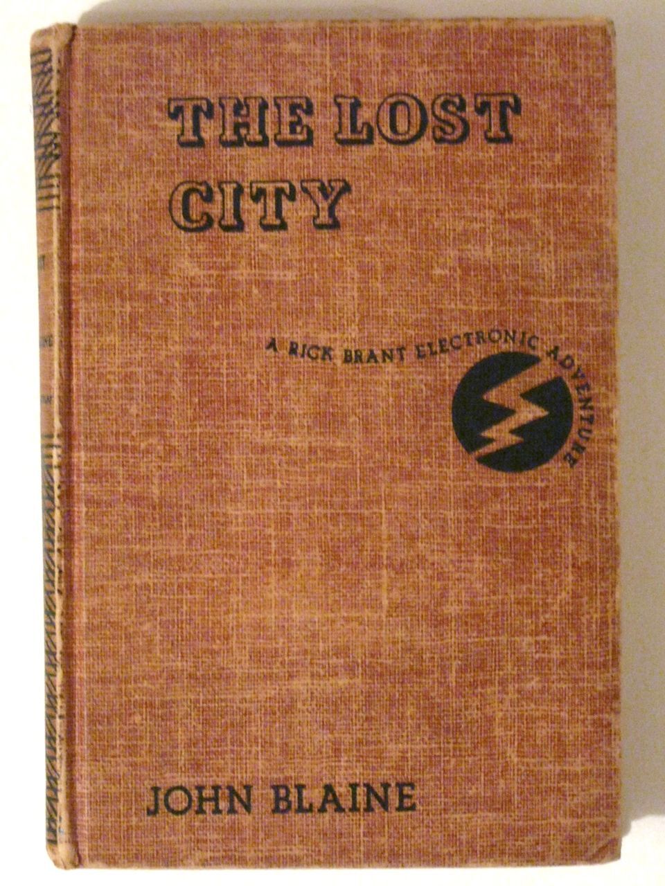The LOST CITY by John Blaine! Vintage 1954 RICK BRANT Electronic Adventure #2 HC