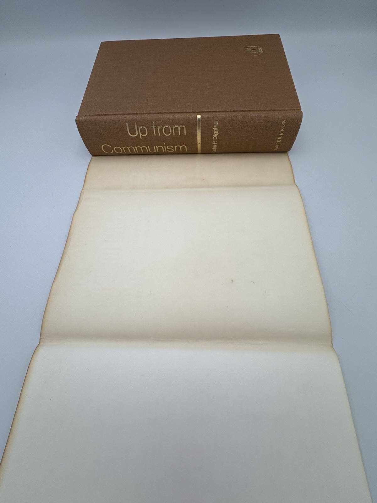 Up From Communism Conservative Odysseys…By John P. Diggins (1975) 1st Ed. HC DJ
