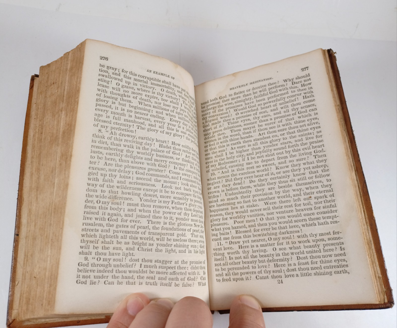 Antique 1828 The Saint’s Everlasting Rest Book, Richard Baxter, Leather Bound