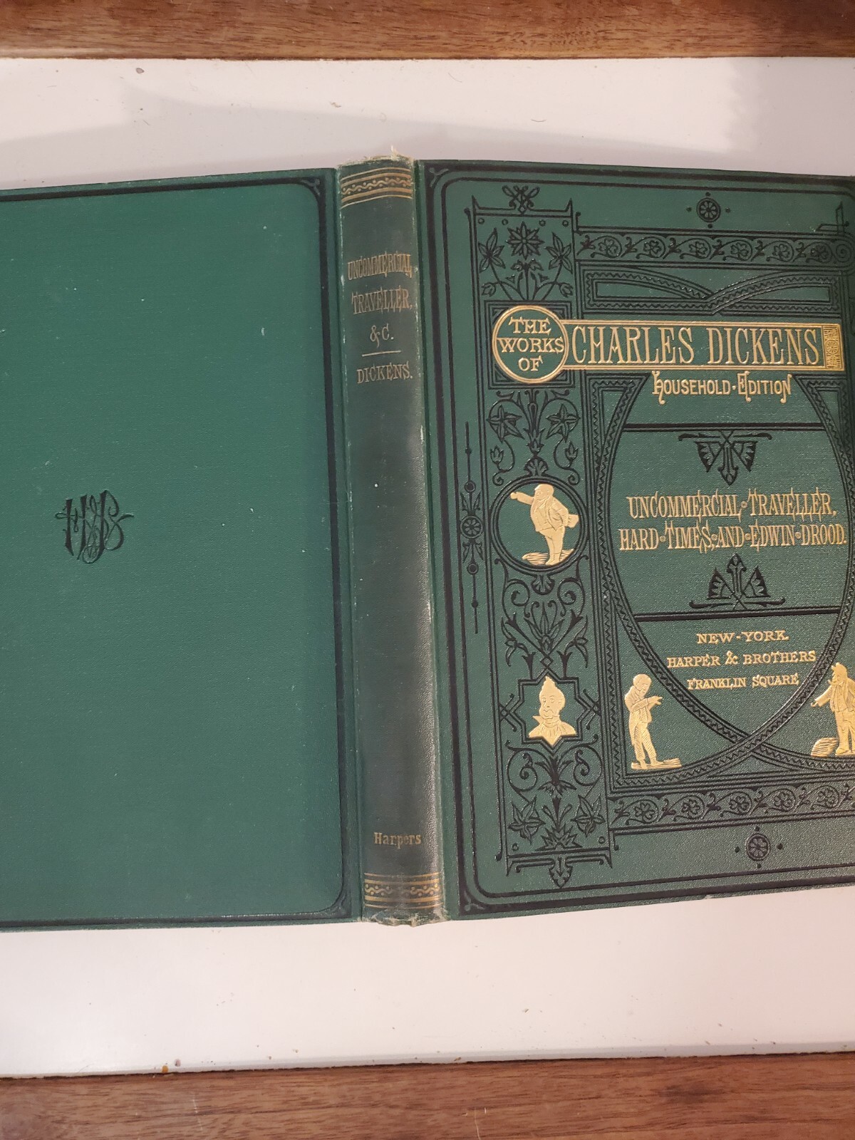 Charles Dickens UNCOMMERCIAL TRAVELLER, HARD TIMES, MYSTERY OF EDWIN DROOD 1876