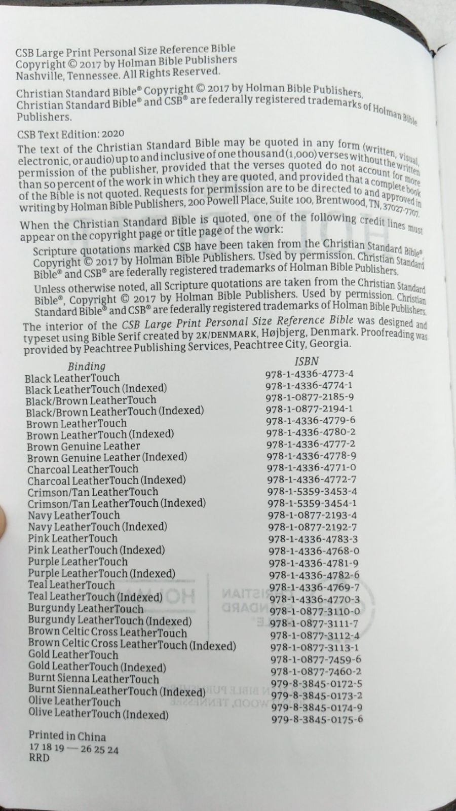 THE Holy Bible Hardcover CSB Text Edition: 2020 2020