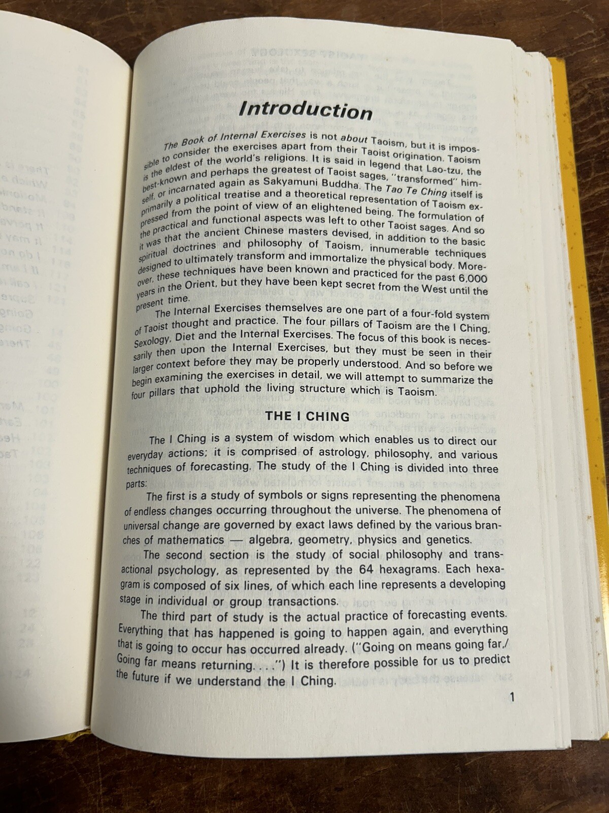 Stephen T Chang / The Book of Internal Exercises 1978 HCDJ 1st Edition Yoga