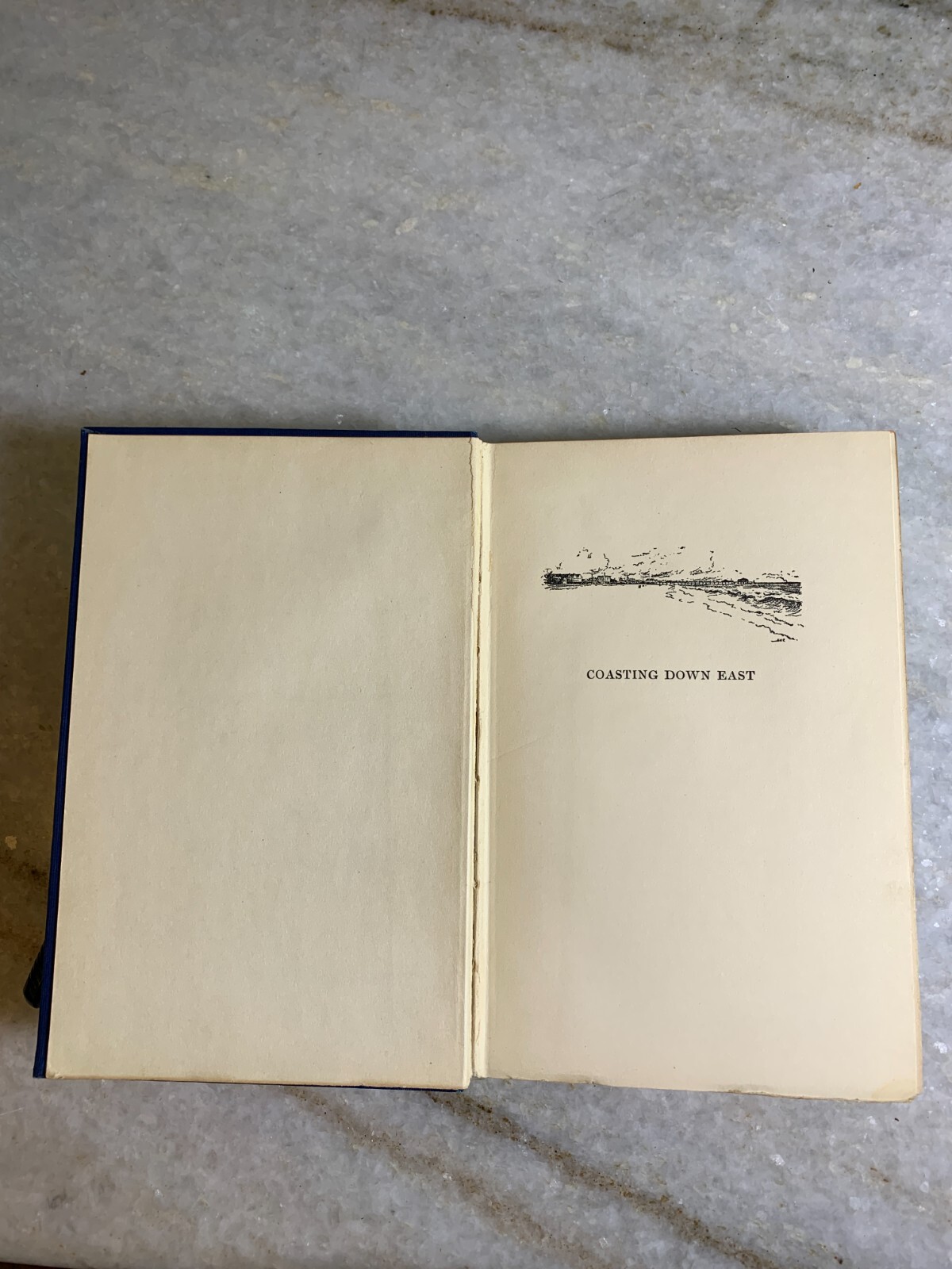 Rare 1st Ed Signed Book COASTING DOWNEAST [Maine] Ethel Hueston 1924 Dodd Mead