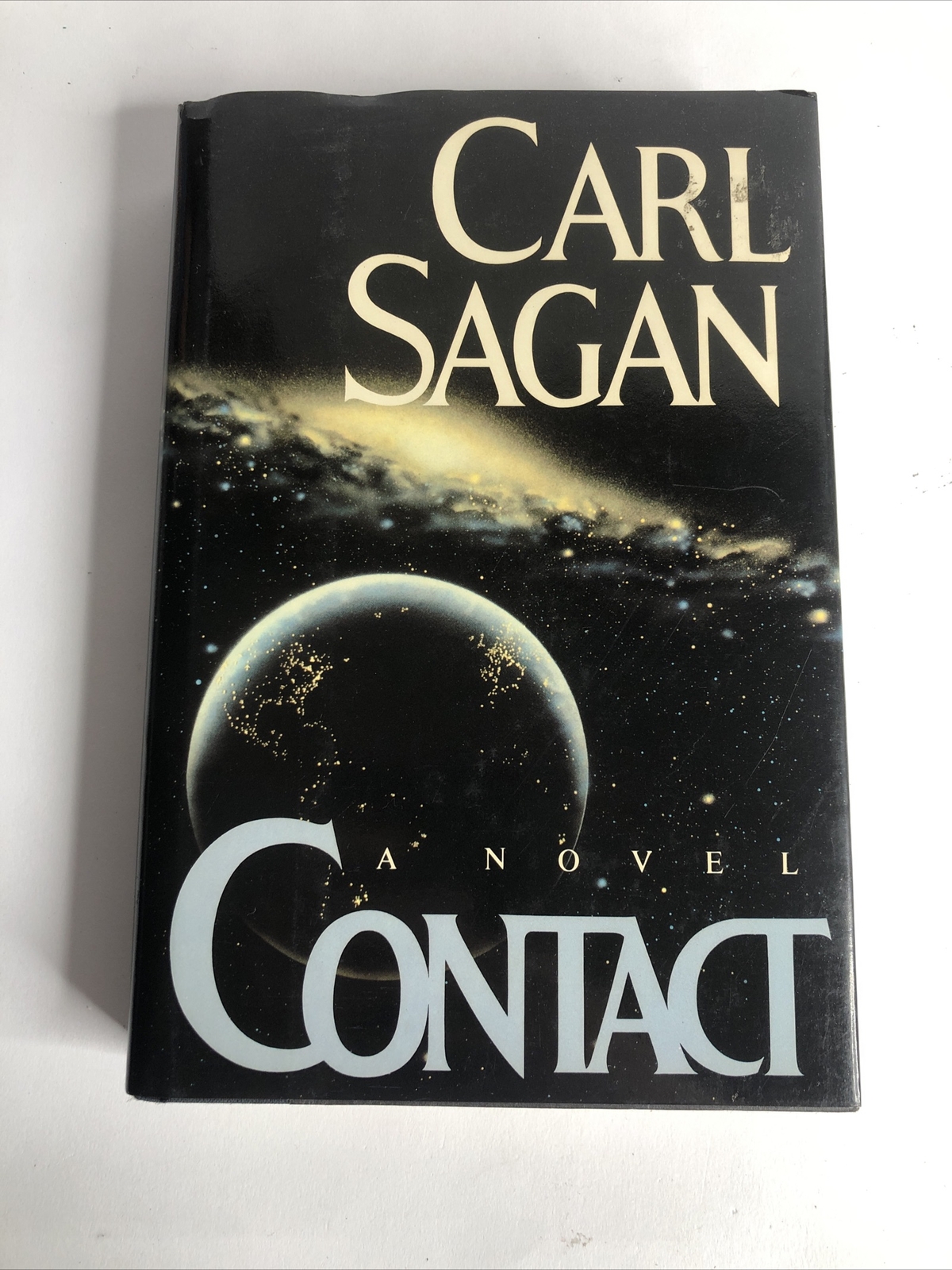 Contact by Carl Sagan – 1985, 1st Edition, 1st Print – Hardcover in Mylar + DJ