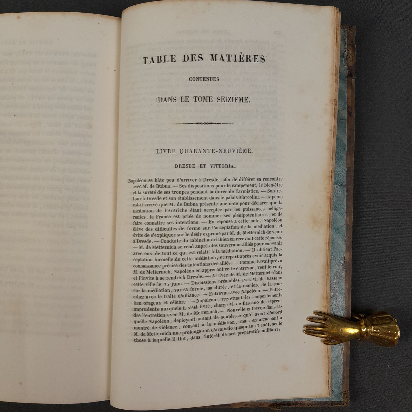 L-768. Histoire De Consulat Et L’em Pire. Take Seiziéme (XVI) . M.A.Thiers. P
