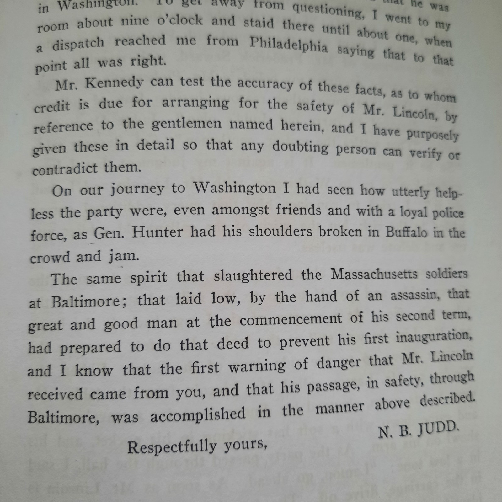 Original 1868 Edition „History and Evidence of the Passage of Abraham Lincoln“