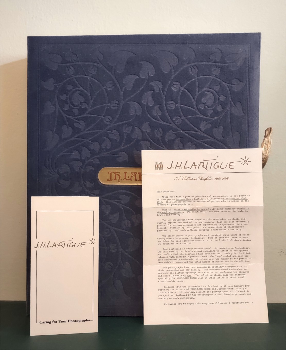 SIGNED LTD J.H. Lartigue A Collector’s Portfolio 1903-1916 Time Life Books 1978