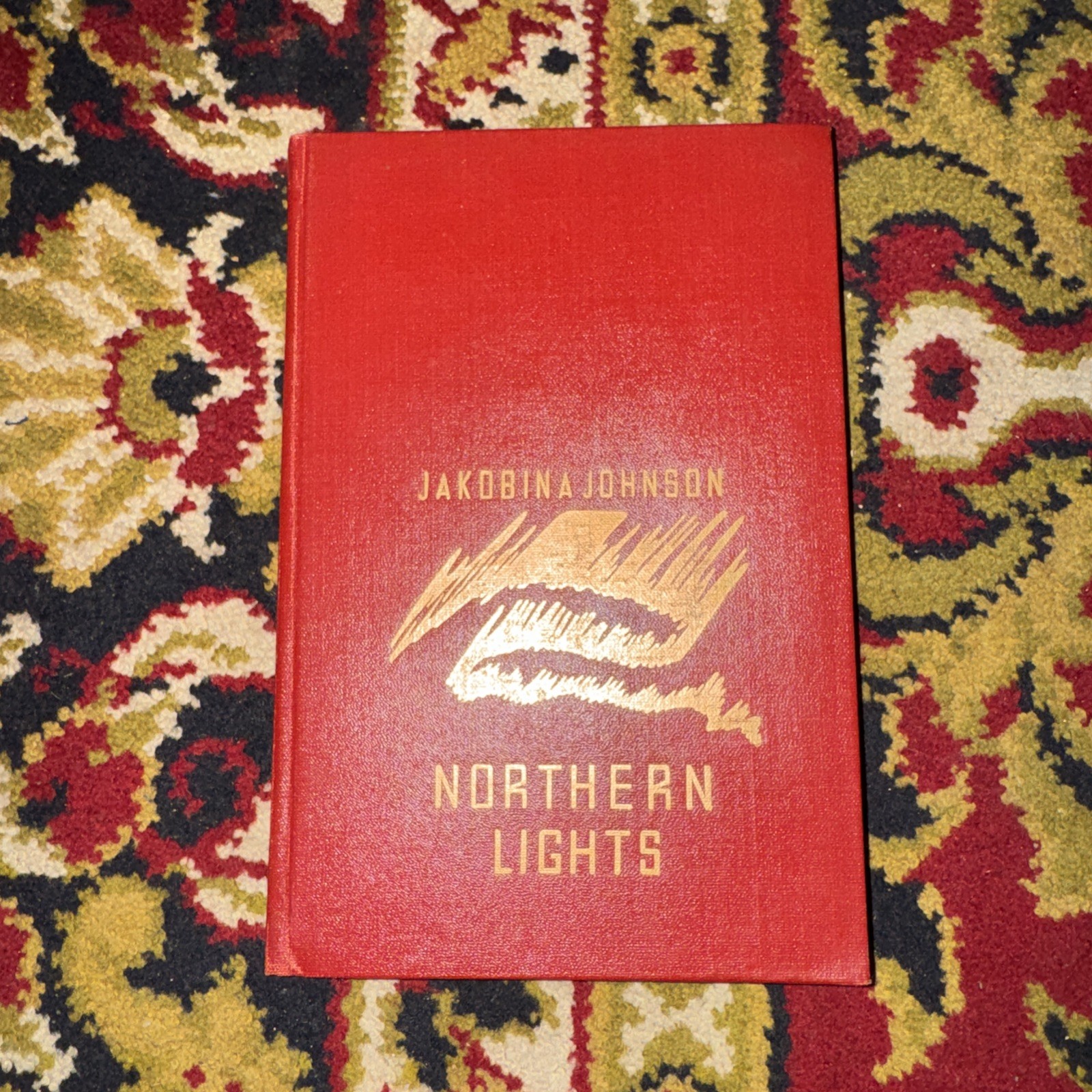 1959 Northern Lights Icelandic Poems by Jakobina Johnson Vintage Book